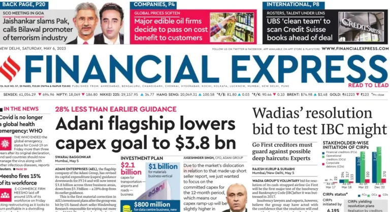 Financial Express ePaper PDF Download