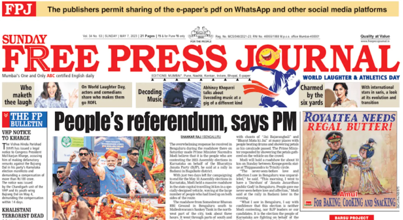 The Free Press Journal ePaper PDF