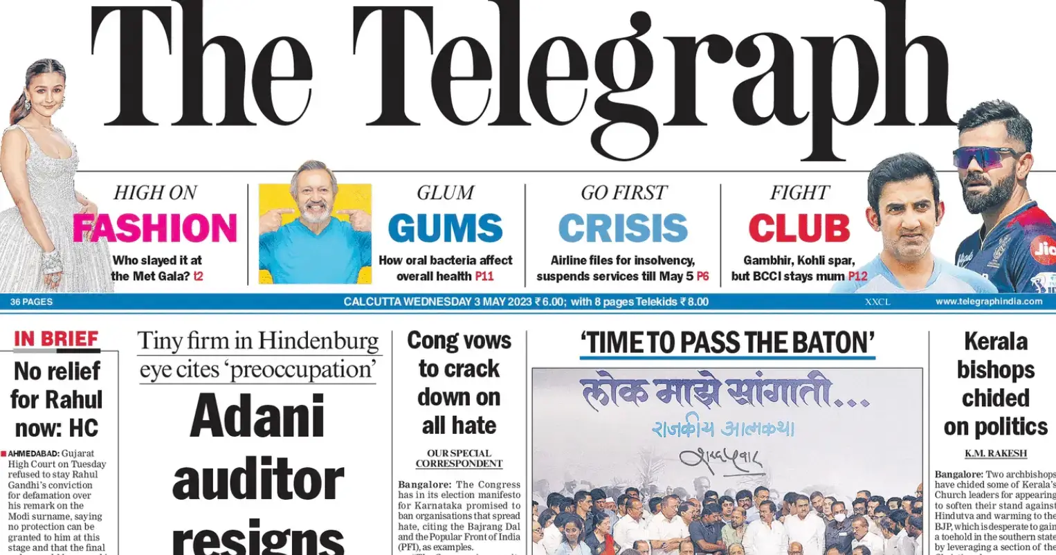 The Telegraph ePaper PDF free Download