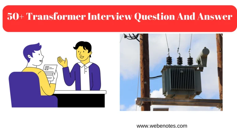 50+ Transformer Interview Question And Answer