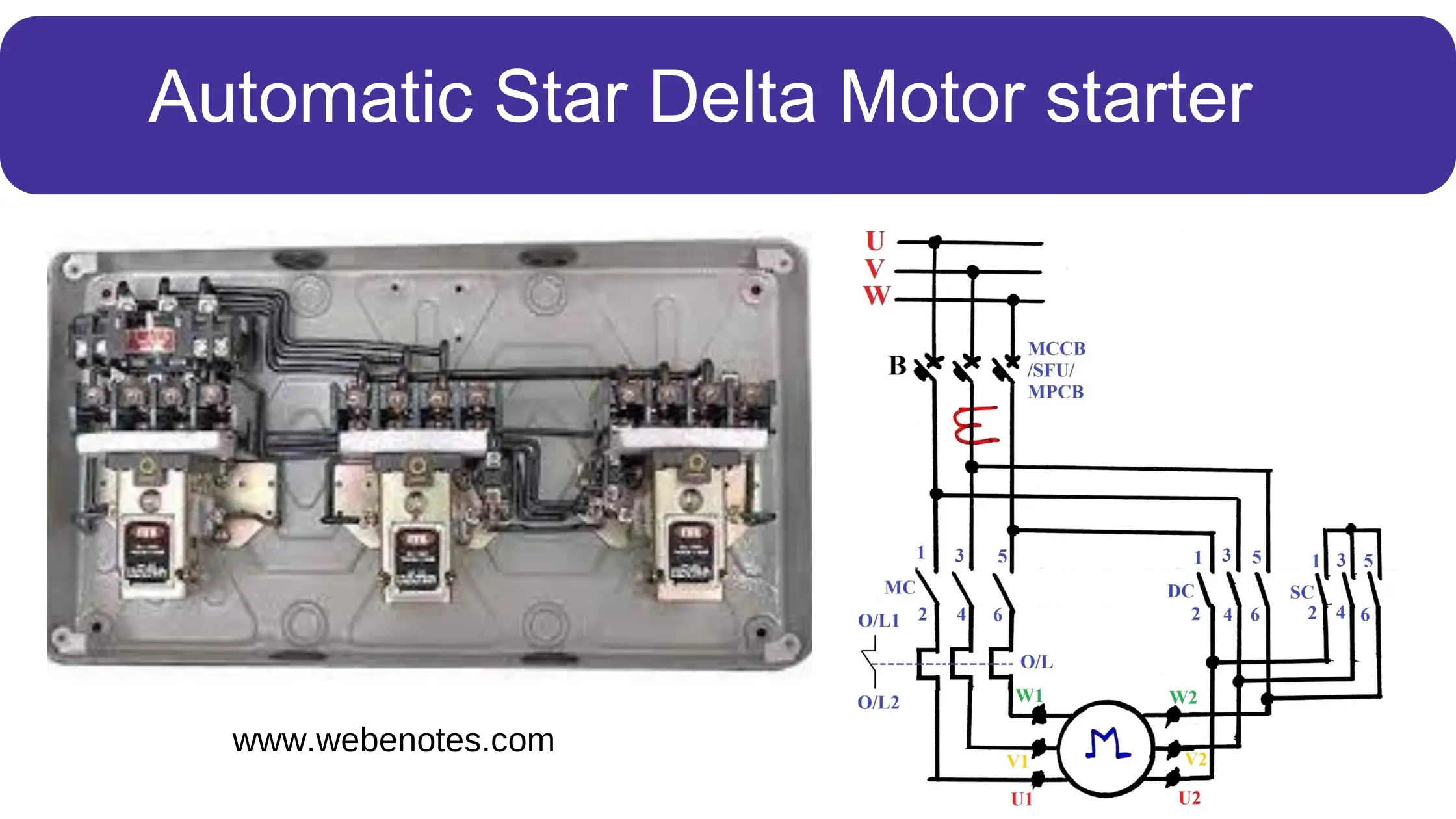 Automatic Star Delta Motor starter Details